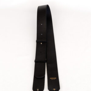 Bandoulière large Noire longue 90 cm