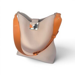 Sac Palmire Taupe Audacieuse Orange